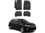 2017-2025 Kia Stonic Tappetini Tpe Nero 4 Pz