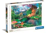 Puzzle Clementoni 500 Pezzi Hqc La Vecchia Casa Delle Scarpe 35522