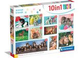 Puzzle Cle 10In1 Superkolor Amici Degli Animali 20283