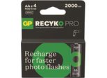 Gp Ricaricabile Recyko Pro Photo Flash Aa 2000Mah-4 Pezzi.