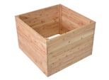 Rojaplast Premium Letto Da Giardino Rialzato In Legno 70 X 70 X 50 Cm Legno Di Larice 9213