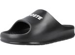 Sandali Del Marchio Lacoste Del Modello Serve Slide 2.0 Synthetic Nero