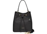 Lazarotti Pelle Borsa A Tracolla Borsa A Tracolla Bologna Leather Bucket Bag Black Nero