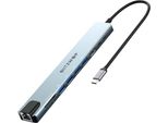 Blitzwolf Docking Station Blitzwolf BW-TH5 10In1 USB-C (Silver)