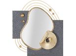 Furnlux Specchio Da Parete Arty Grey 80Cm / Colore Principale: Grigio / Dimensioni: 80 X 73 X 7 Cm