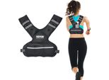 Vevor Gilet Con Pesi Regolabili Da 9 A 14,5 Kg, Con 6 Pesi In Ferro E Striscia Riflettente, Set Per Allenamento Con Pesi Corporei Per Uomini E Donne