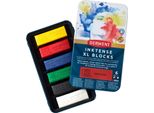 Pastelli Acquerellabili Derwent Inktense Xl Blocks, 6 Pezzi In Scatola Di Metallo