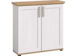 Verona Dressoir 2 Deuren Wit, Eik Decor.