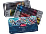 Pastelli Acquerellabili Derwent Inktense Blocks, 72 Pezzi In Scatola Di Metallo