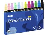 Pennarelli Acrilici Arrtx Jumbo, 12 Pezzi