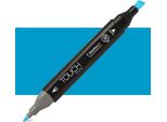 Pennarello Ad Alcool Bifacciale Touch, B261 Ciano Primario