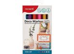 Marcatore Acrilico Monami 463 Xf, 6 Pezzi Vivace