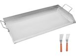 Succebuy Piastra Per Grigliare In Acciaio Inox Per Barbecue, Dimensioni: 809X370Mm