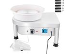 Succebuy Tornio Per Ceramiche, 25 Cm, 280 W, Macchina Per Modellare La Ceramica Elettrica Con Pedale, Ciotola Rimovibile E Set Di Attrezzi Per Modellare Per I Lavori Di Argilla Fai Da Te
