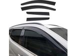 4X Paravento Parapioggia Per Nissan Qashqai J10 2006-2014 Acrilico Scuro