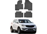 2010-2015 Kia Sportage Tappetini Tpe Nero 4 Pz