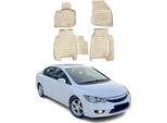2005-2011 Honda Civic Tappetini Tpe Beige 4 Pz