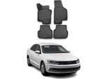 2010-2018 Vw Jetta Tappetini Tpe Nero 4 Pezzi