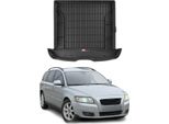 Omac Rivestimento Del Bagagliaio In Gomma Per Volvo V50 2004-2012 Rivestimento Del Bagagliaio In Tpe Nero