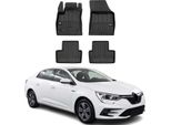 2015-2025 Renault Megane Tappetini Tpe Nero 4 Pz