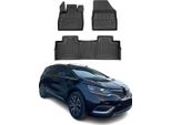 2015-2020 Renault Espace Tappetini Tpe Nero 3 Pz