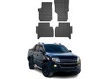 2009-2022 Vw Amarok Tappetini In Gomma Nera 4 Pz