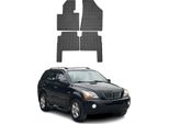 2009-2012 Kia Sorento Tappetini In Gomma Nera 4 Pezzi