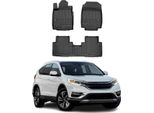 2012-2018 Honda CR-V Tappetini Tpe Nero 3 Pz