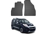2008-2024 Fiat Qubo Fiorino Tappetini Tpe Nero 2 Pz
