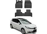 2009-2016 Renault Grand Scenic Jz Tappetini Tpe Nero 3 Pz