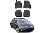 2005-2011 Honda Civic Hatchback FußMatten Tpe Schwarz 4 Tlg