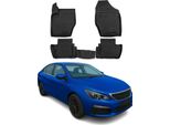 2010-2014 Peugeot 408 Tappetini Tpe Nero 4 Pz