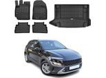 Omac Set Tappetini E Fodera Bagagliaio Per Hyundai Kona 2017-2025 Nero Gomma 5X