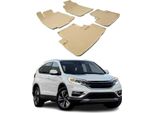 2012-2017 Honda CR-V Tappetini Tpe Beige 4 Pz