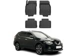 2013-2021 Nissan X-Trail Tappetini Tpe Nero 4 Pz