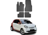 2014-2025 Renault Twingo Tappetini Tpe Nero 4 Pz
