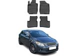 2007-2013 Kia Pro Ceed Tappetini Tpe Nero 4 Pz
