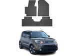 2013-2019 Kia Soul Tappetini In Gomma Nera 4 Pz