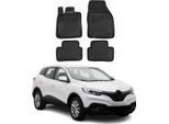2015-2021 Renault Kadjar Tappetini Tpe Nero 4 Pz