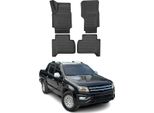 2018-2021 Vw Amarok Tappetini Tpe Nero 4 Pz