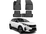 2016-2020 Peugeot 3008 Tappetini Tpe Nero 4 Pz