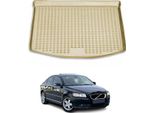 Tappetino Per Bagagliaio Vassoio Per Volvo S40 2004-2012 Gomma Tpe Beige