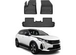 2016-2025 Peugeot 3008 Tappetini Tpe Nero 4 Pz