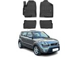 2009-2013 Kia Soul Tappetini Tpe Nero 4 Pz