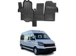 2016-2024 Vw Crafter Tappetini Tpe Nero 1 Pezzo