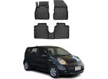 2012-2017 Nissan Note Ii E12 Tappetini Tpe Nero 3 Pz