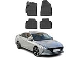 2021-2025 Hyundai Elantra Tappetini Notchback Tpe Nero 4 Pz