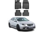 2008-2015 Honda Accord Tappetini Tpe Nero 4 Pezzi