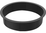 Succebuy Anello Rotondo Per Fuochi, Altezza 10 Pollici, Diametro Esterno 45 Pollici/Diametro Interno 39 Pollici. Robusto Rivestimento Acciaio Al Carbonio Per Falò Autocostruiti