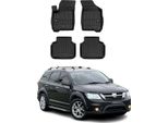 2011-2015 Fiat Freemont Tappetini Tpe Nero 4 Pz